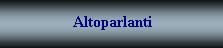 altoparlanti
