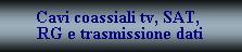 cavi coassiali